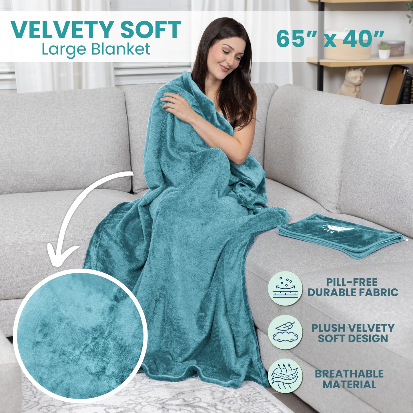 Resty Travel Blanket (Onyx Black)