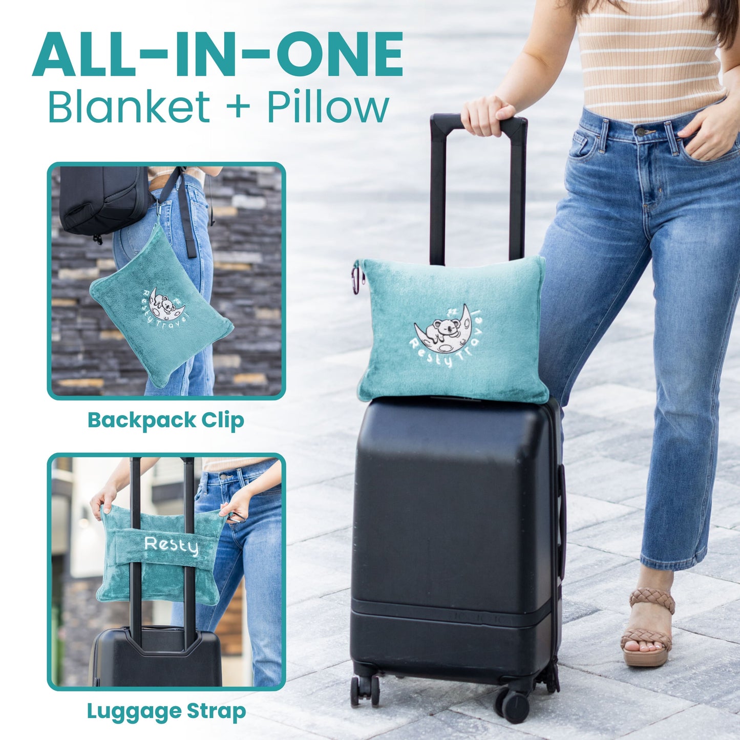 Resty Travel Blanket (Onyx Black)